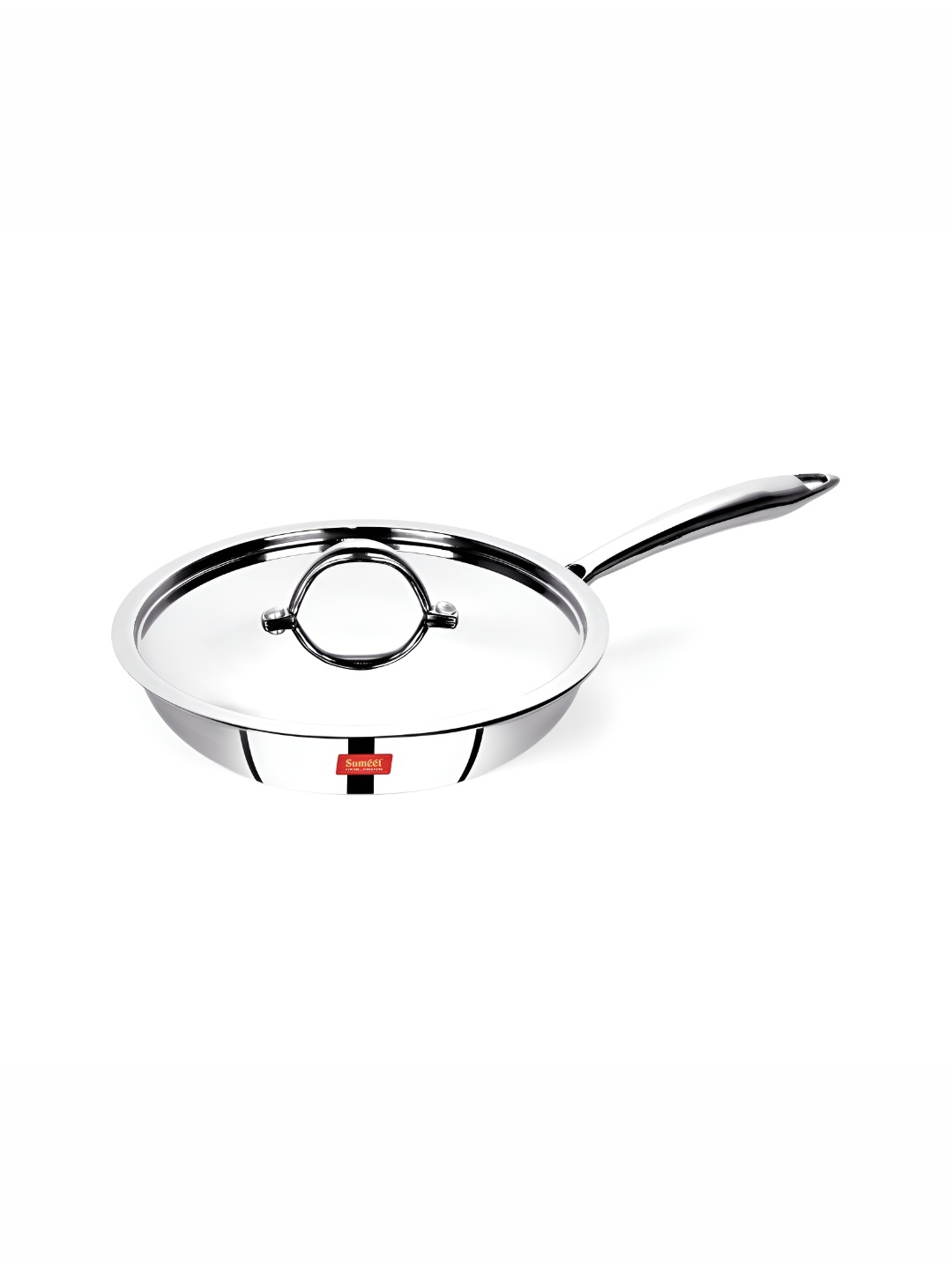 

Sumeet Steel Toned Tri-Ply Stainless Steel Induction Base Frying Pan