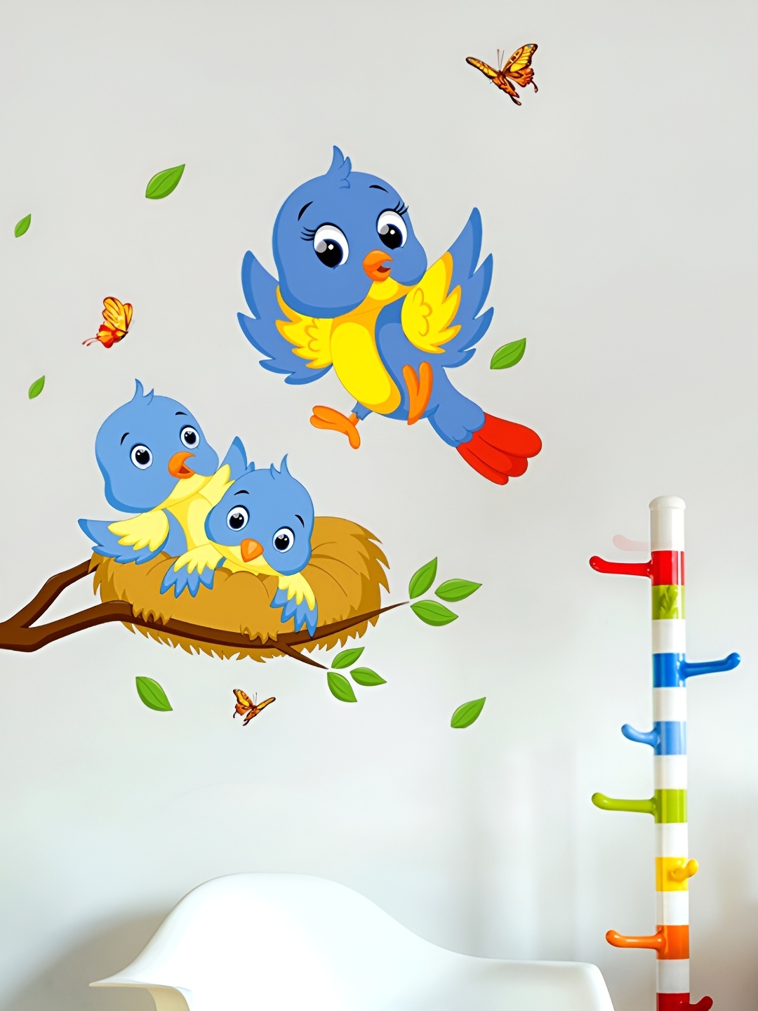 

Aquire Blue & Yellow Self Adhesive Wall Sticker