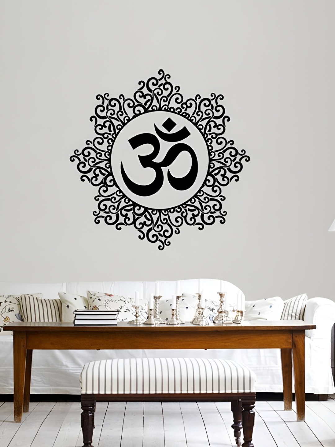 

Aquire Black Religious Om Self Adhesive Wall Sticker