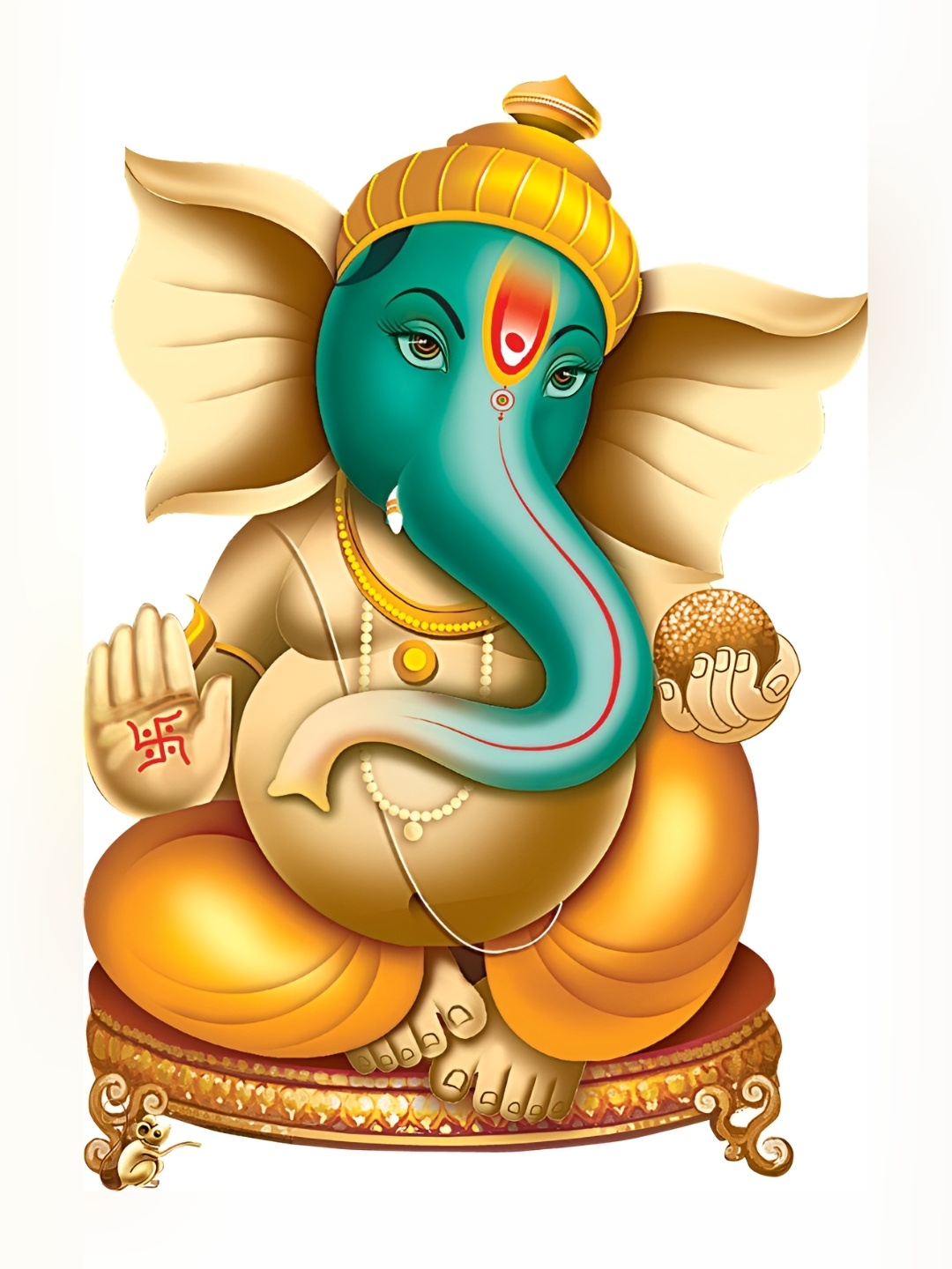 

Aquire Beige Ganesh Ji Self Adhesive Sticker