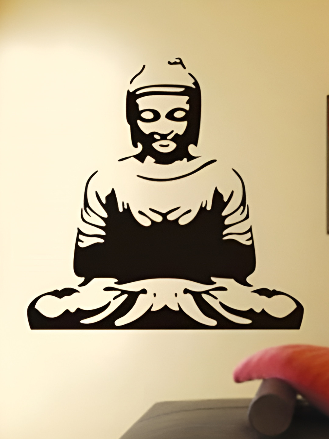 

Aquire Black Meditating Buddha Self Adhesive Wall Sticker