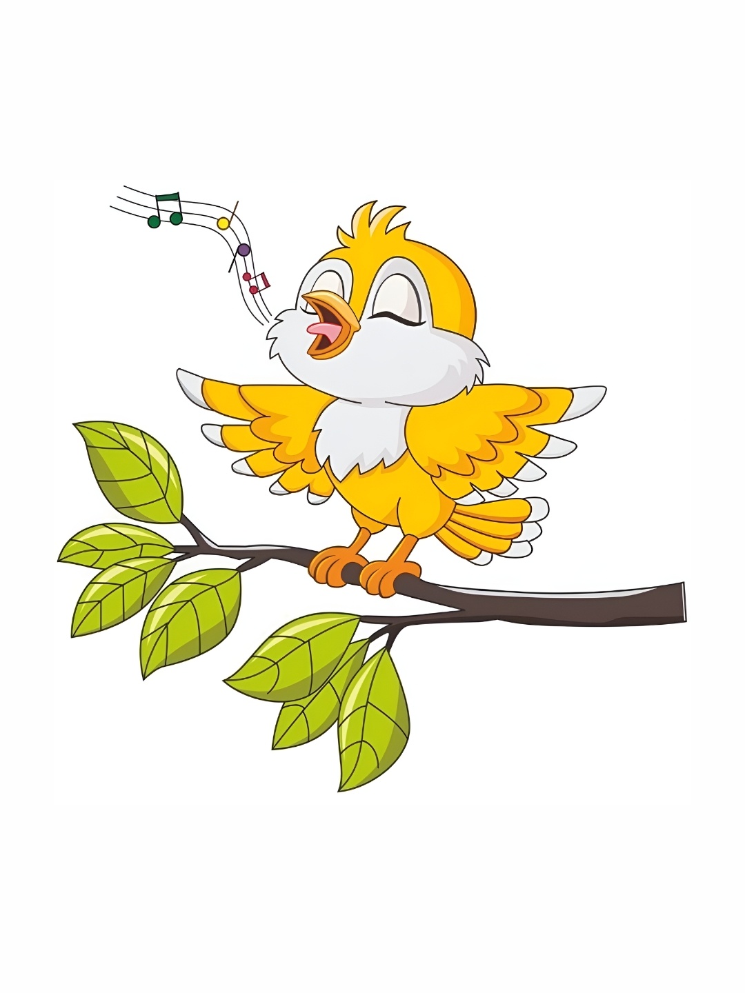 

Aquire Bird Self Adhesive Sticker, Yellow