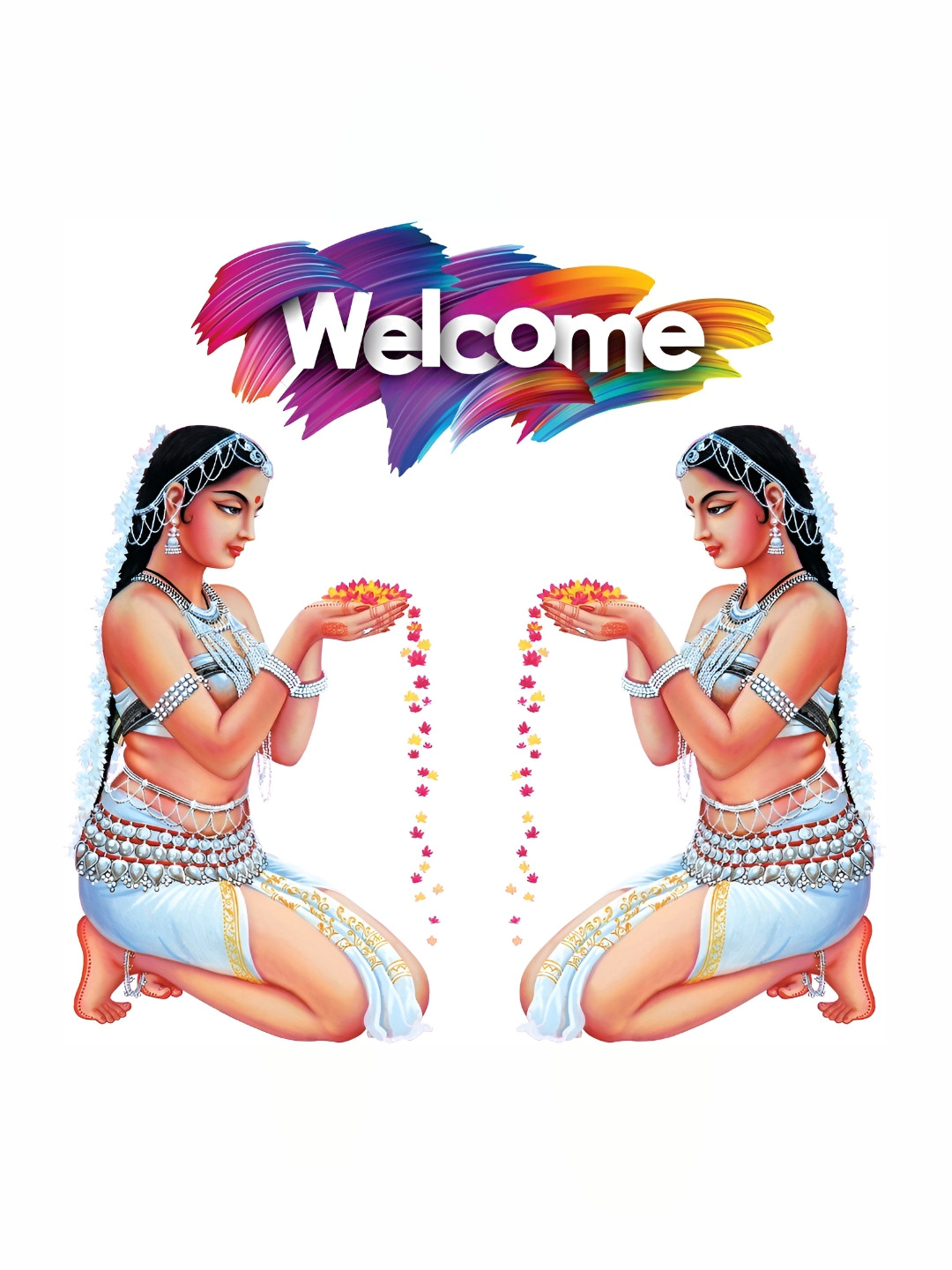 

Aquire Beige Welcome Self Adhesive Sticker