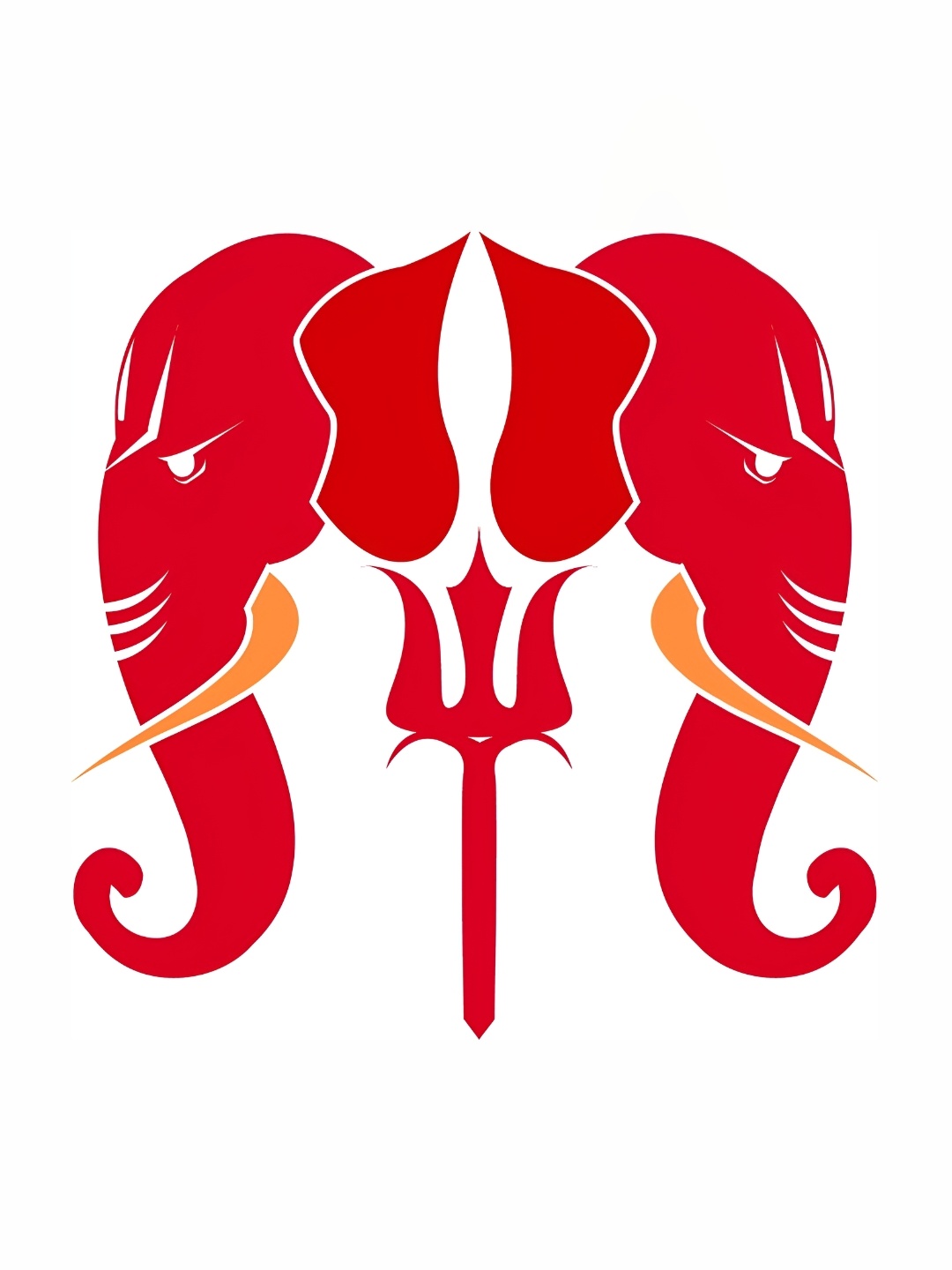 

Aquire Red Modern Art Self Adhesive Sticker
