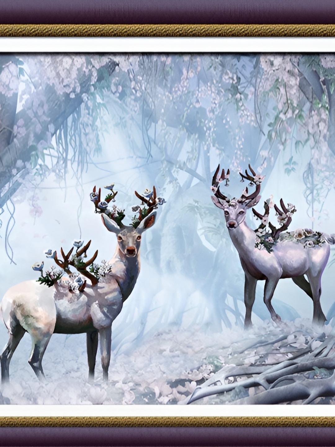 

Aquire Blue & Grey Reindeer Printed Self-Adhesive Wall Sticker