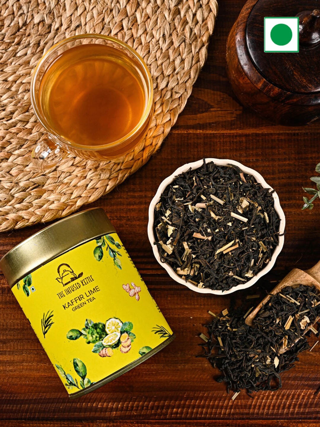 

The Infused Kettle Kaffir Lime Tea-50gm, Gold