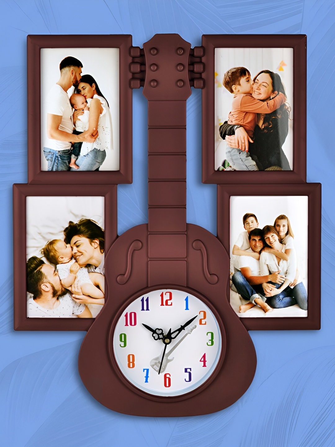 

Attractionz Brown Abstract Shaped Analogue Wall Clock