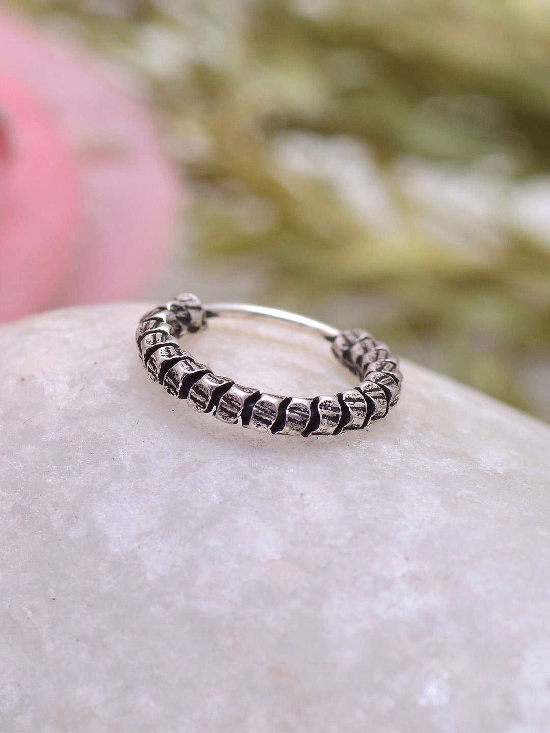

Abhooshan Pure 92.5 Sterling Silver Ring Nosepin