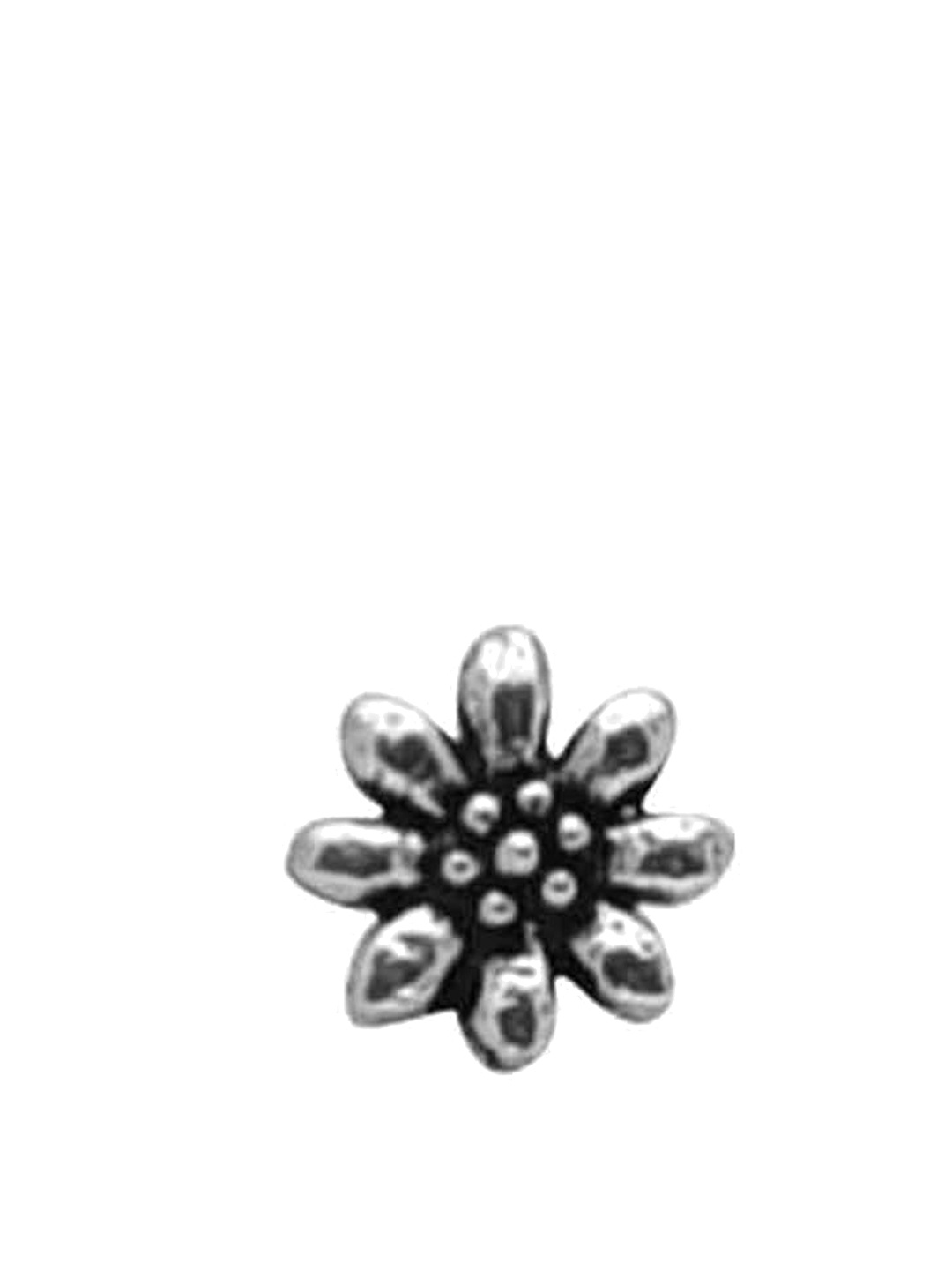

Abhooshan 92.5 Sterling Silver Oxidized Stud Nosepin