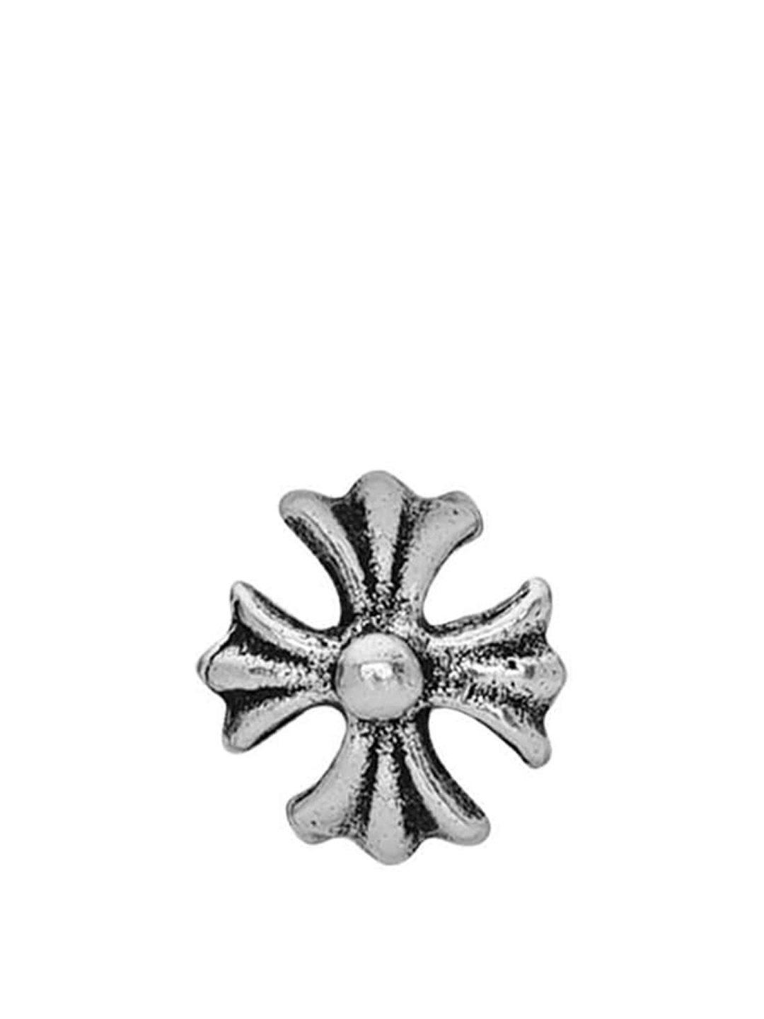 

Abhooshan Pure 92.5 Sterling Silver Oxidized Stud Nosepin