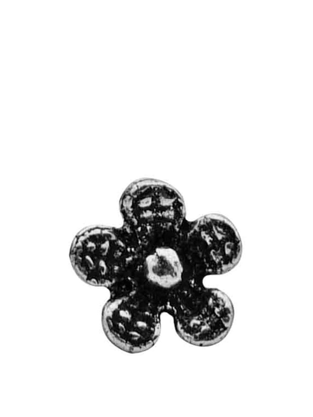 

Abhooshan Sterling Silver Oxidised Stud Nosepin