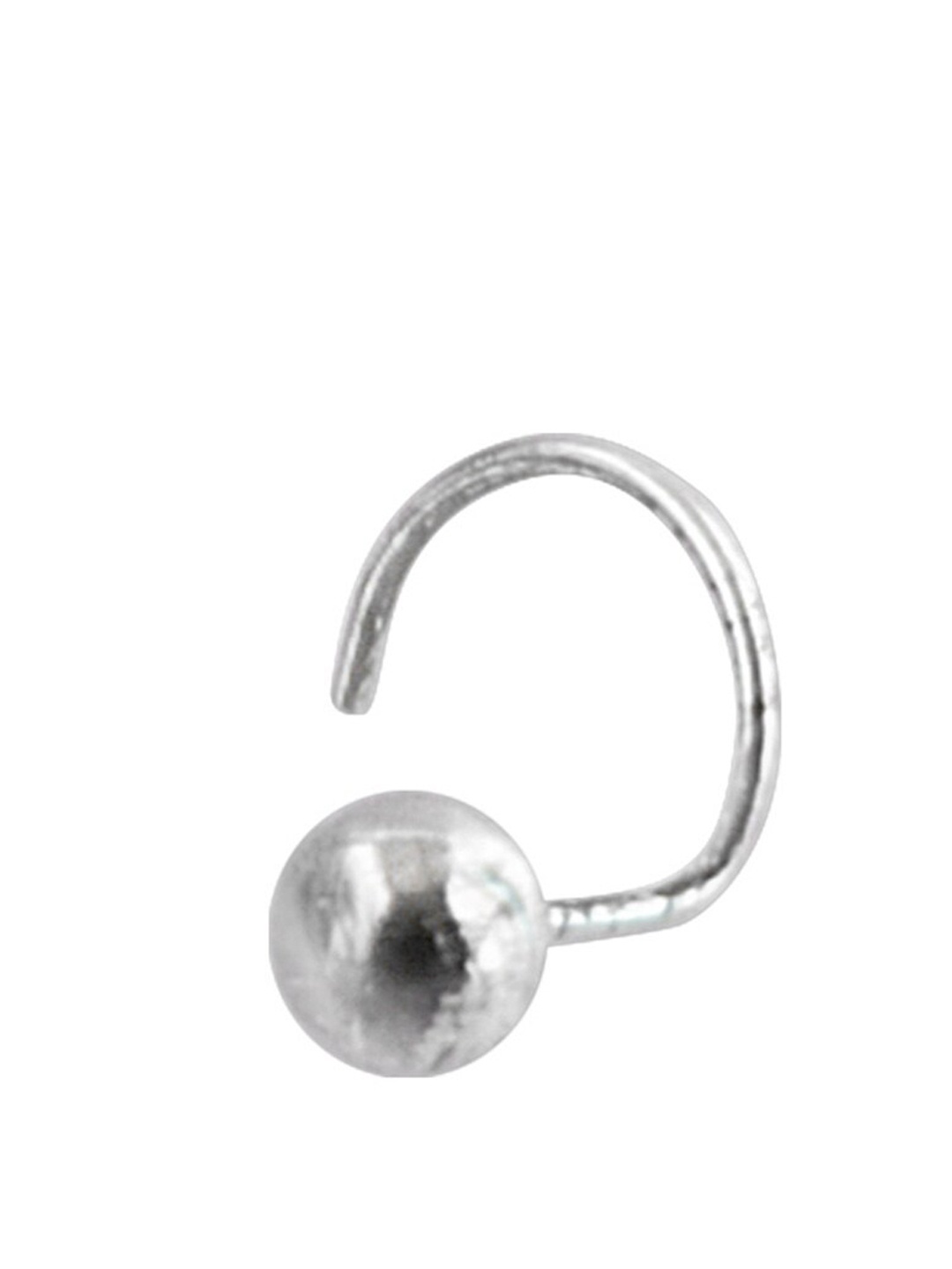 

Abhooshan 92.5 Sterling Silver Oxidized Nosepin