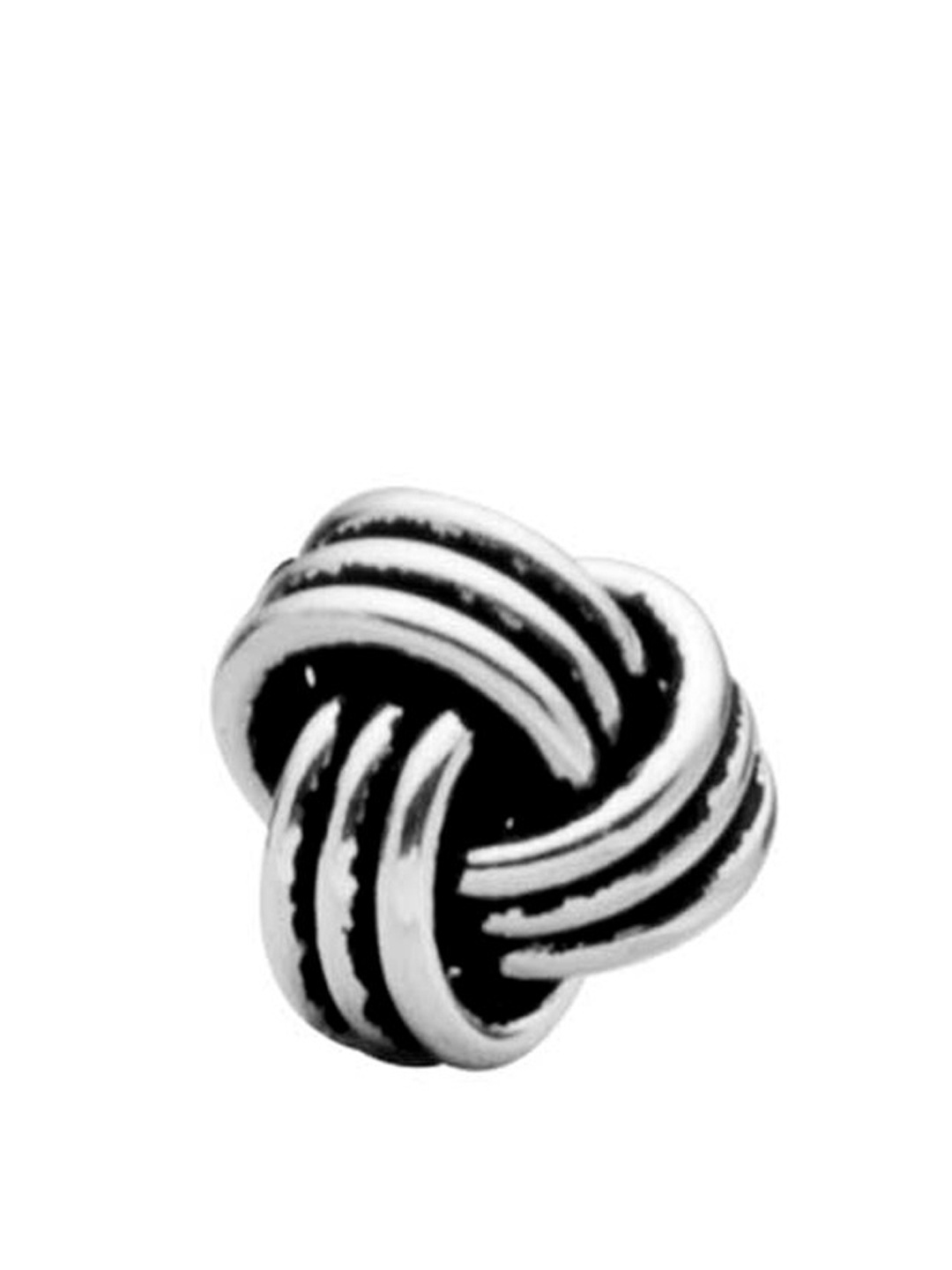 

Abhooshan Sterling Silver Oxidised Stud Nosepin