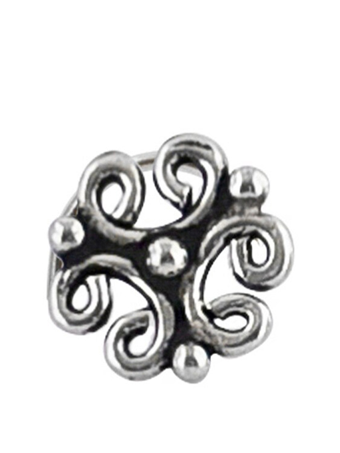 

Abhooshan Sterling Silver Stud Nosepin