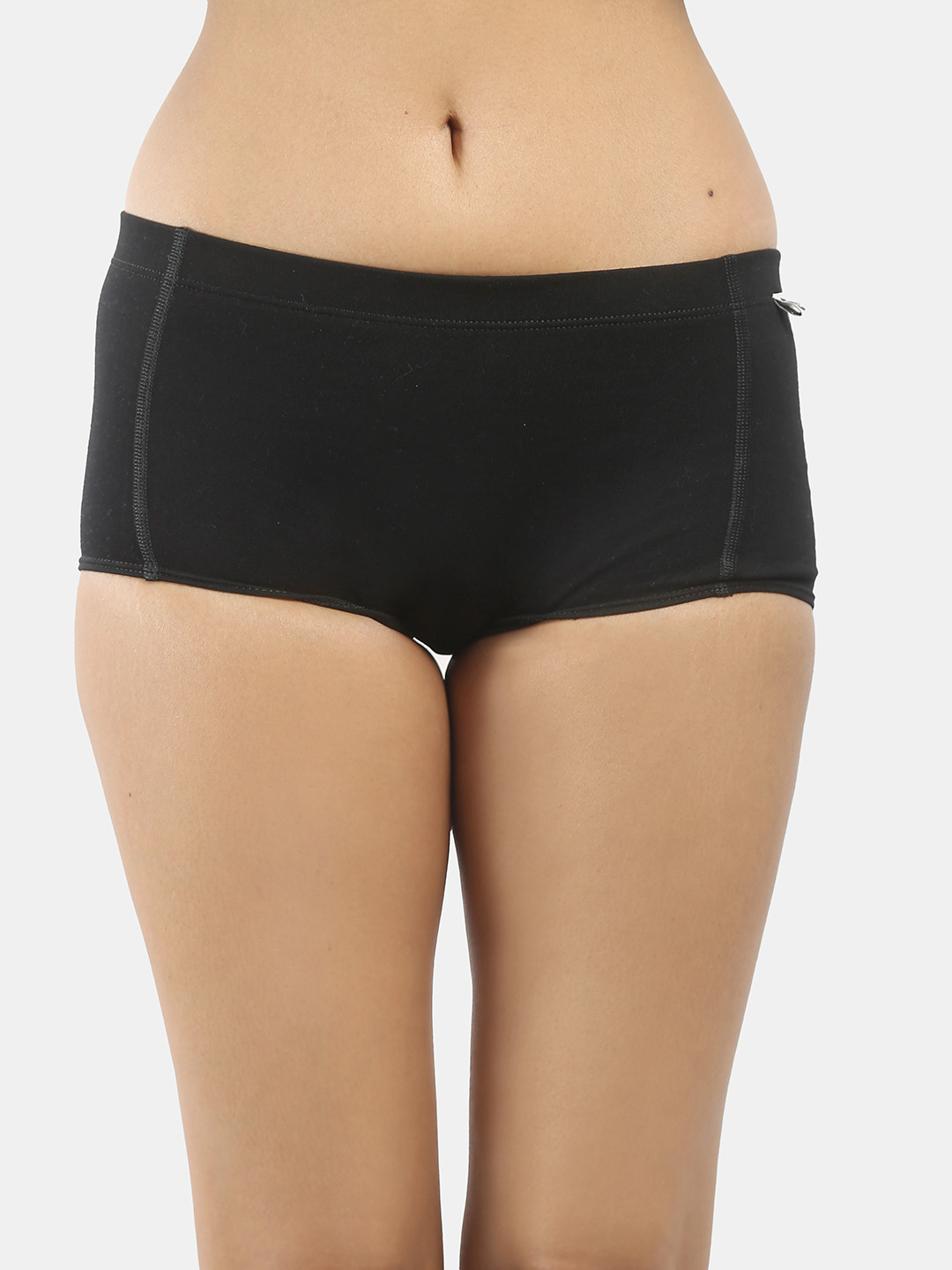 

Wear Equal Women Anti Microbial Boy Shorts Briefs, Black