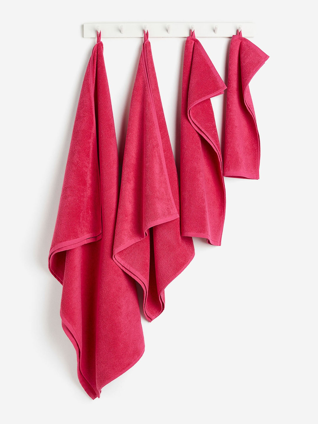 

H&M Pink Pure Cotton Terry Guest Towel