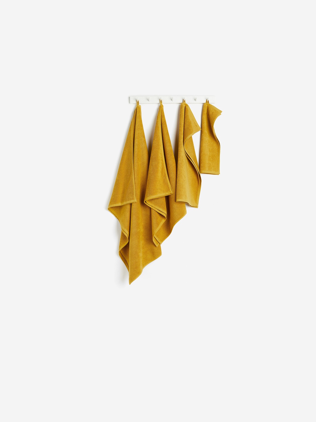 

H&M Yellow Pure Cotton Terry Hand Towel