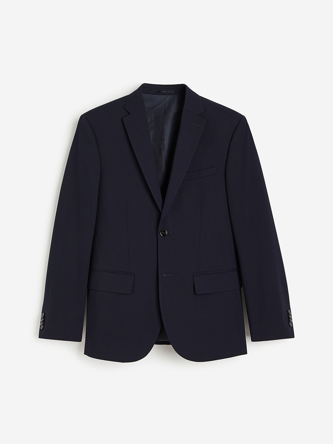 

H&M Men Slim Fit Jacket, Navy blue