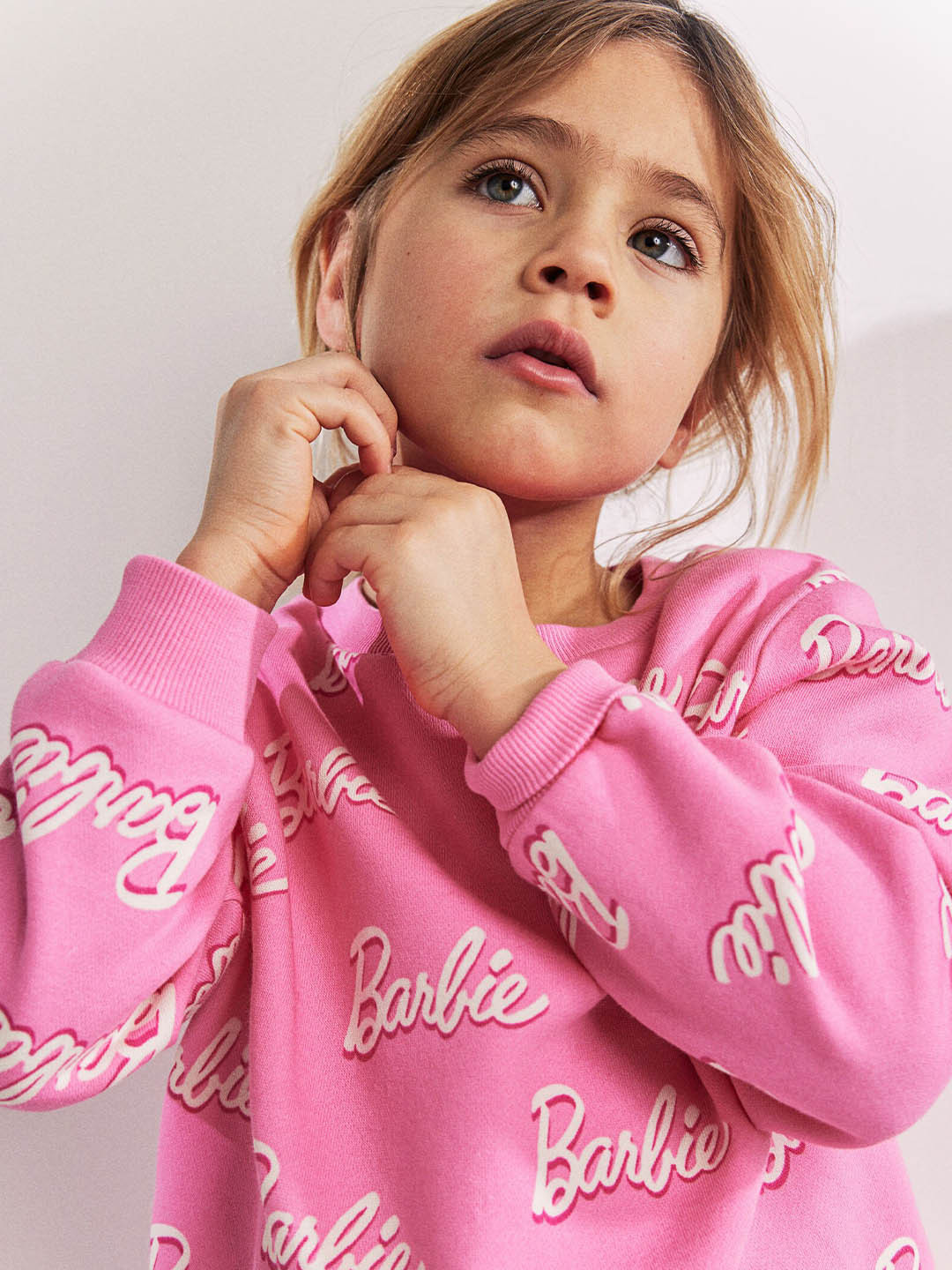 

H&M Girls Printed Sweatshirt, Pink