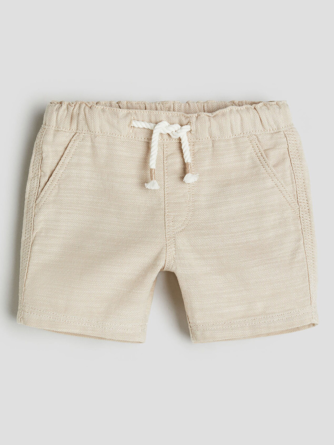 

H&M Boys Cotton Shorts, Beige