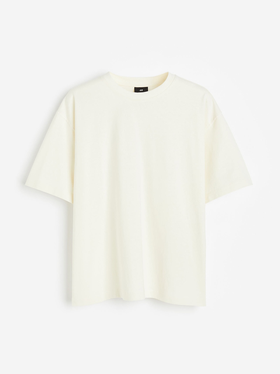 

H&M Men Oversized Cotton T-shirt, White