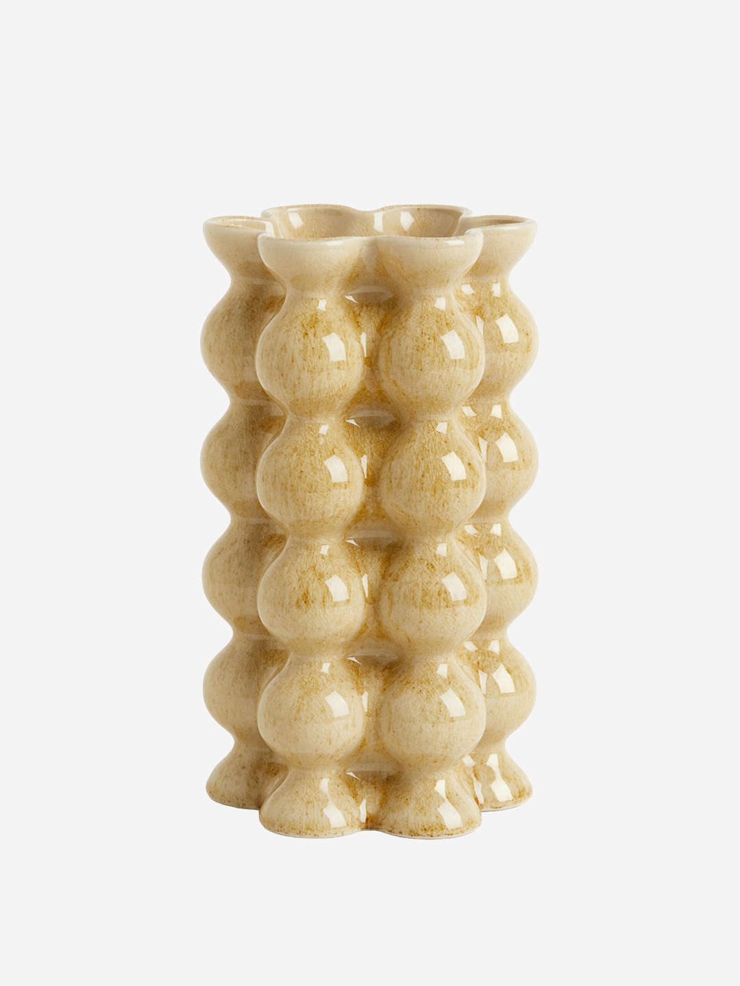 

H&M Reactive Glaze Vase, Yellow