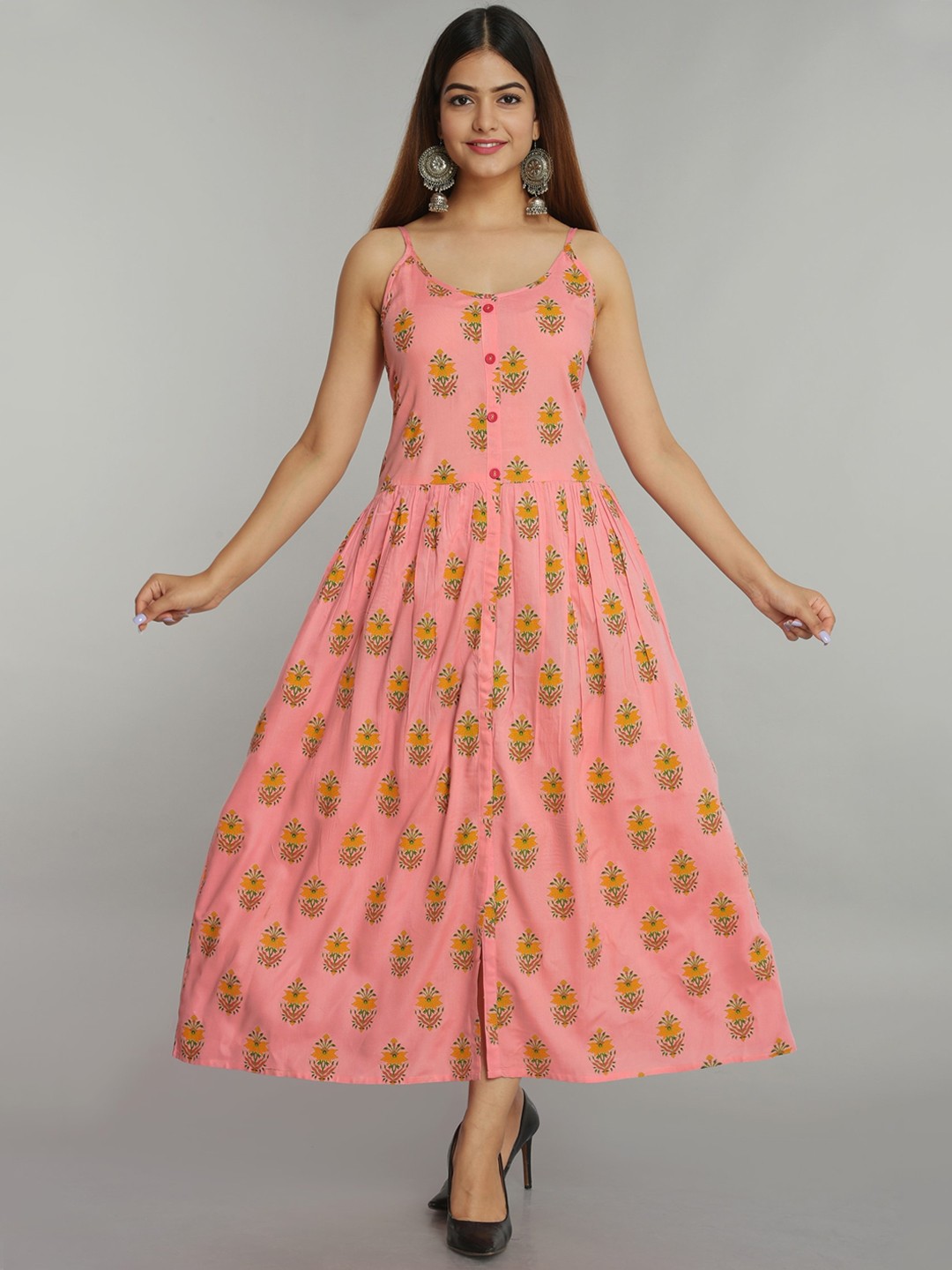 

NEW4U Floral Off-Shoulder Dress, Pink