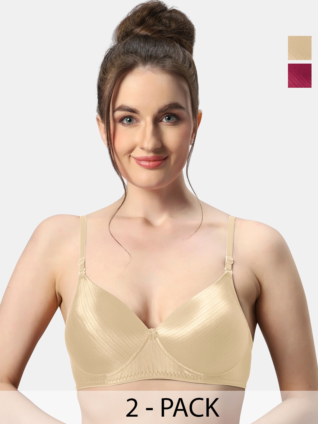 

Sonari Medium Coverage Lightly Padded Bra, Nude