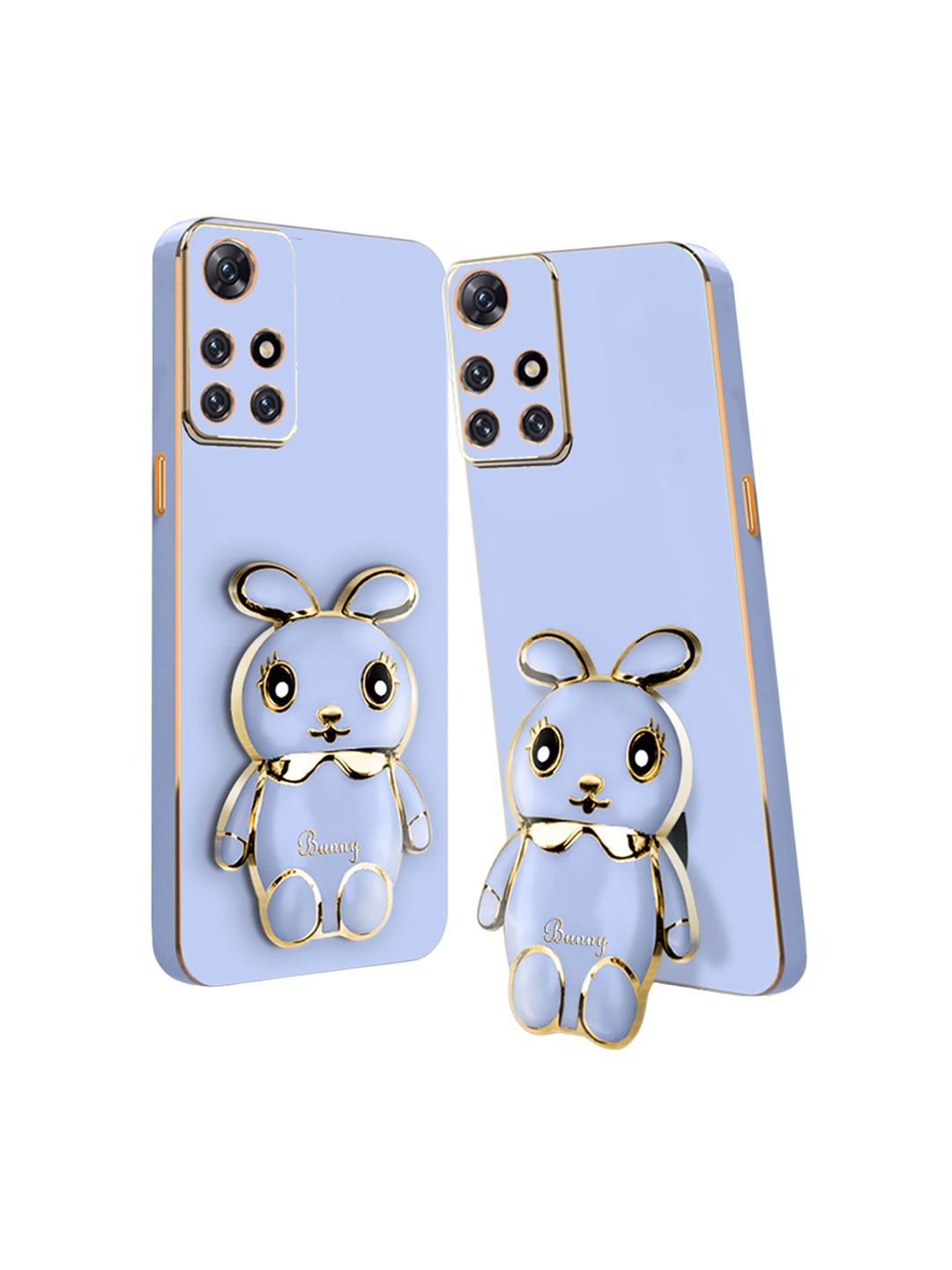 

Karwan Mi 10 PRIME 3D Mini Bunny Back Case With Folding Stand, Blue