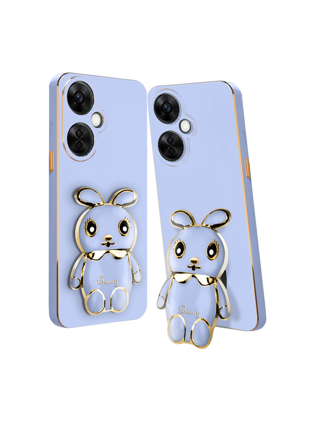 

Karwan Oneplus Nord CE3 LITE 5G 3D Mini Bunny Back Case With Folding Stand, Blue