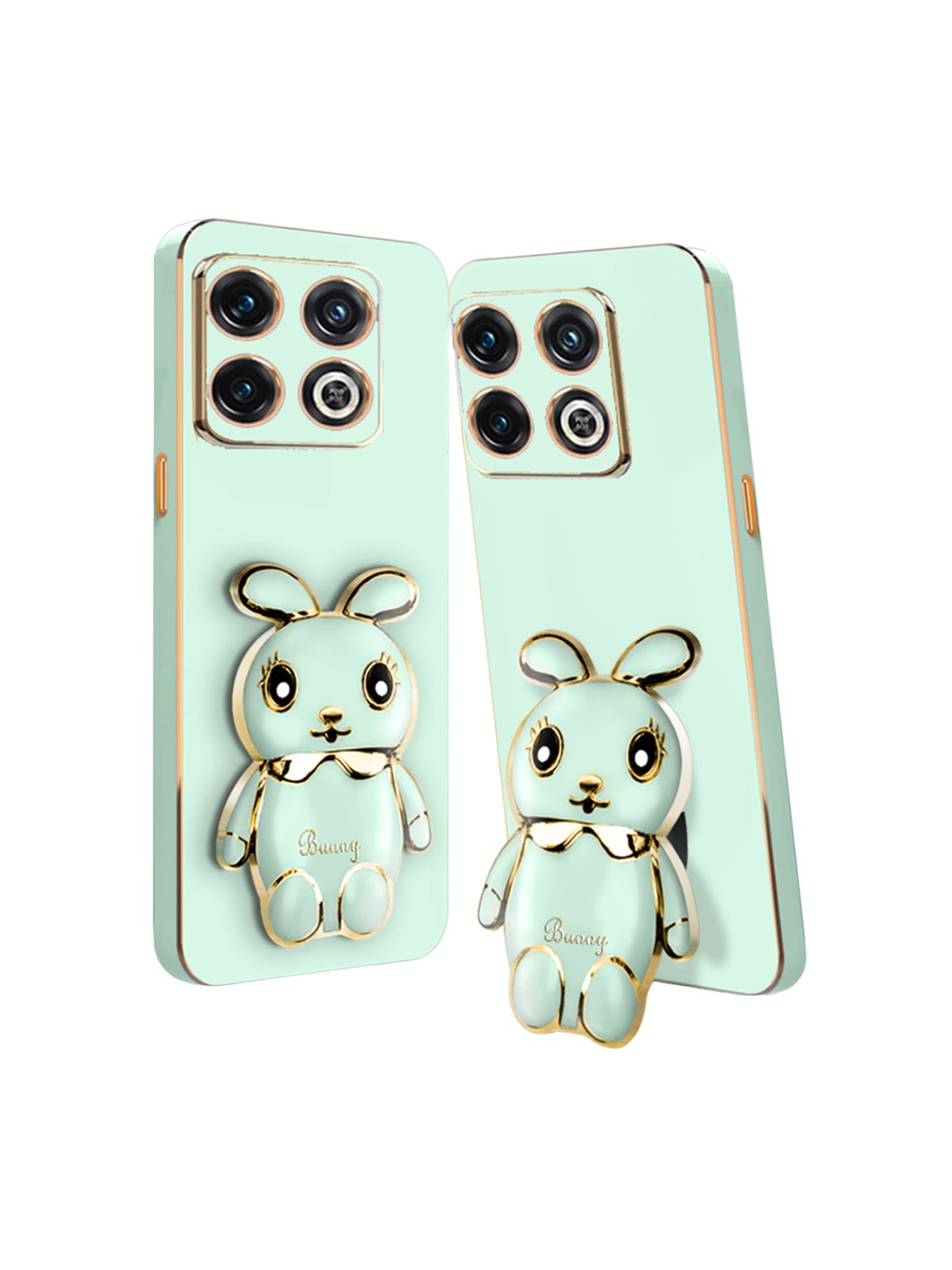 

Karwan Printed Oneplus 10T Back Case Mobile Accessories, Green