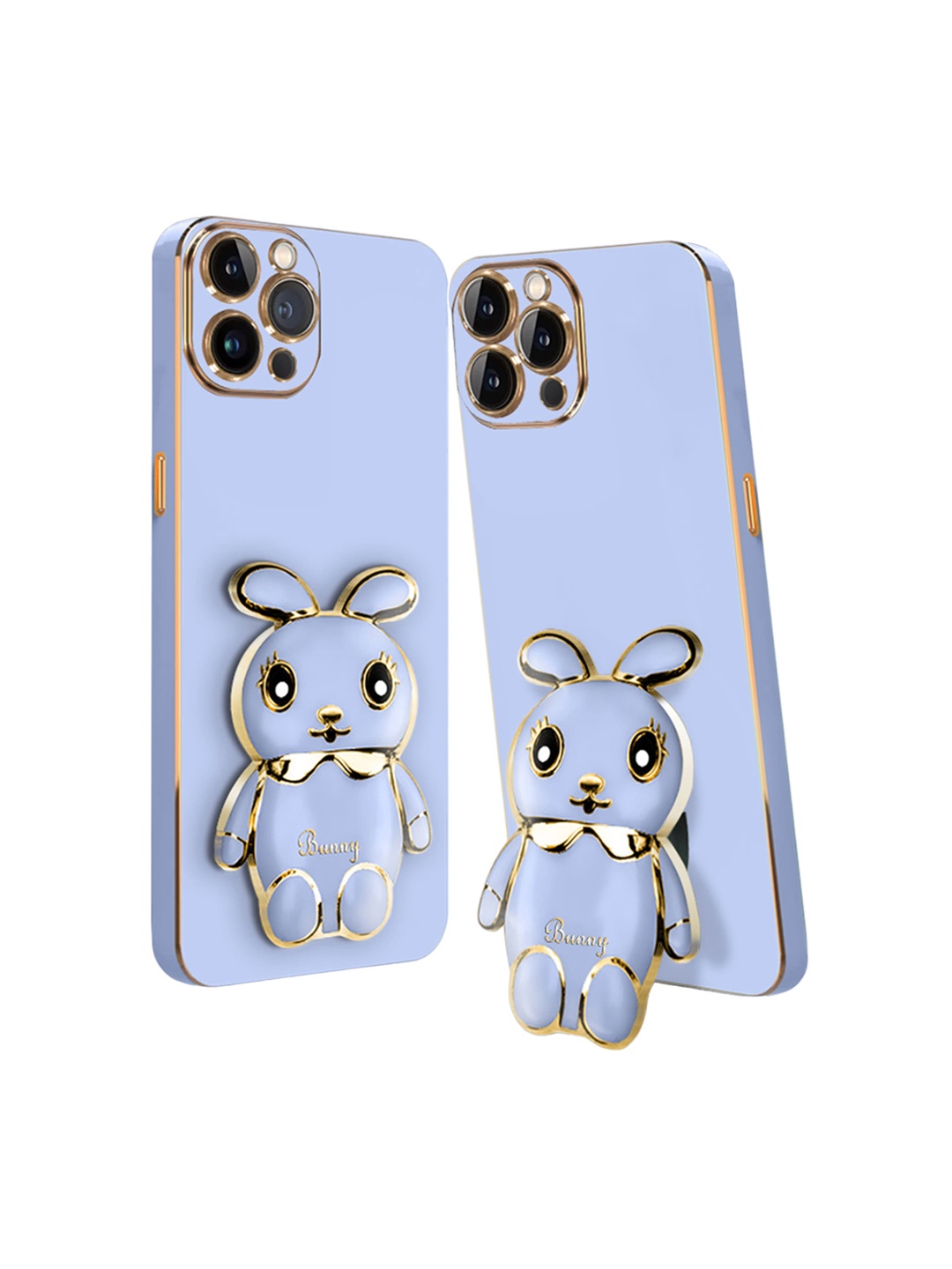 

Karwan 3D Bunny iPhone 12 Pro Max Back Case Mobile Accessories, Blue