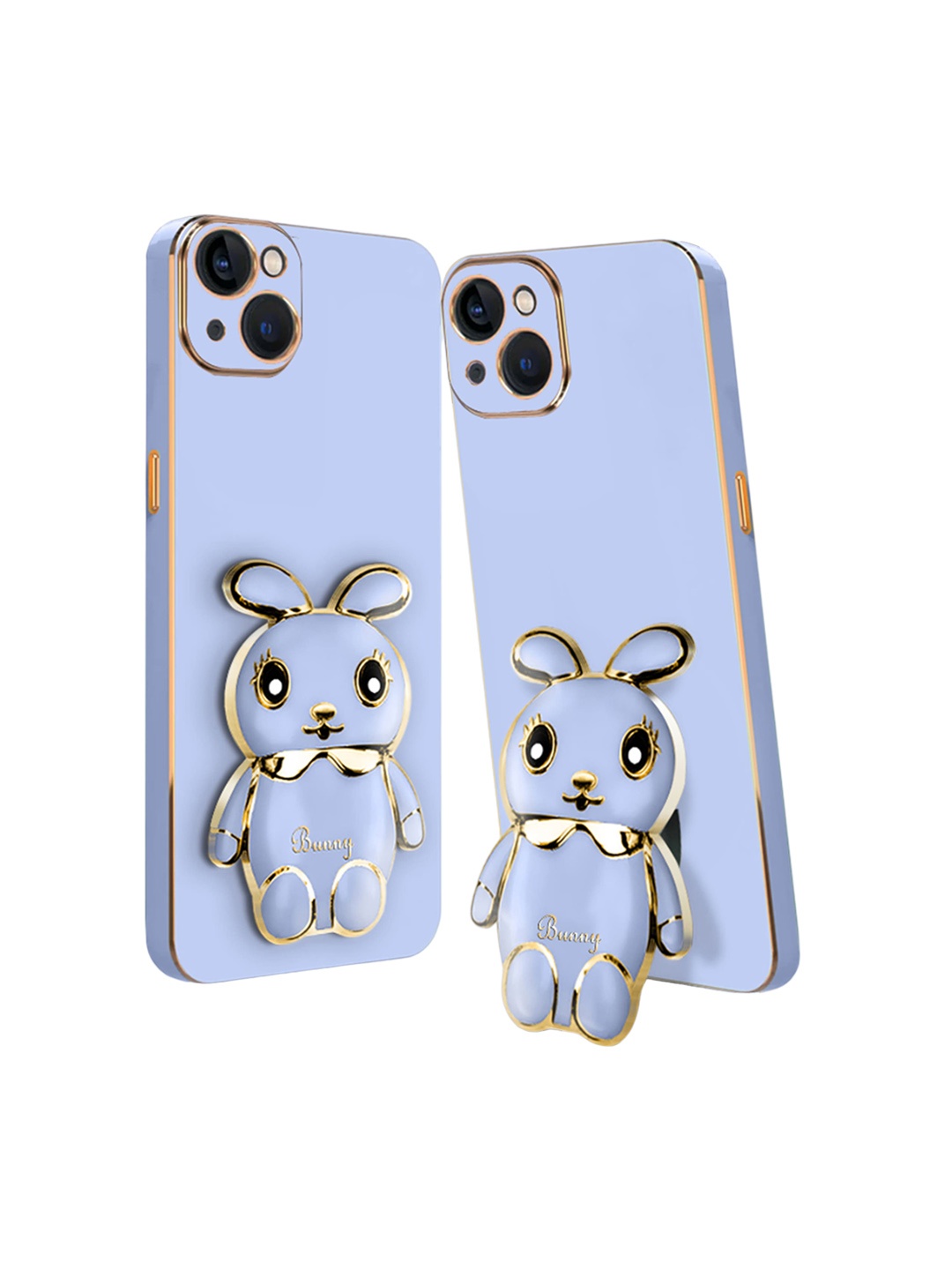 

Karwan Solid Printed iPhone 14 Back Case Mobile Accessories, Blue