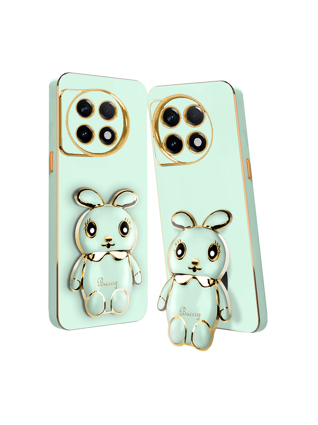 

Karwan Bunny with Folding Stand Back Case Mobile Accessories, Green