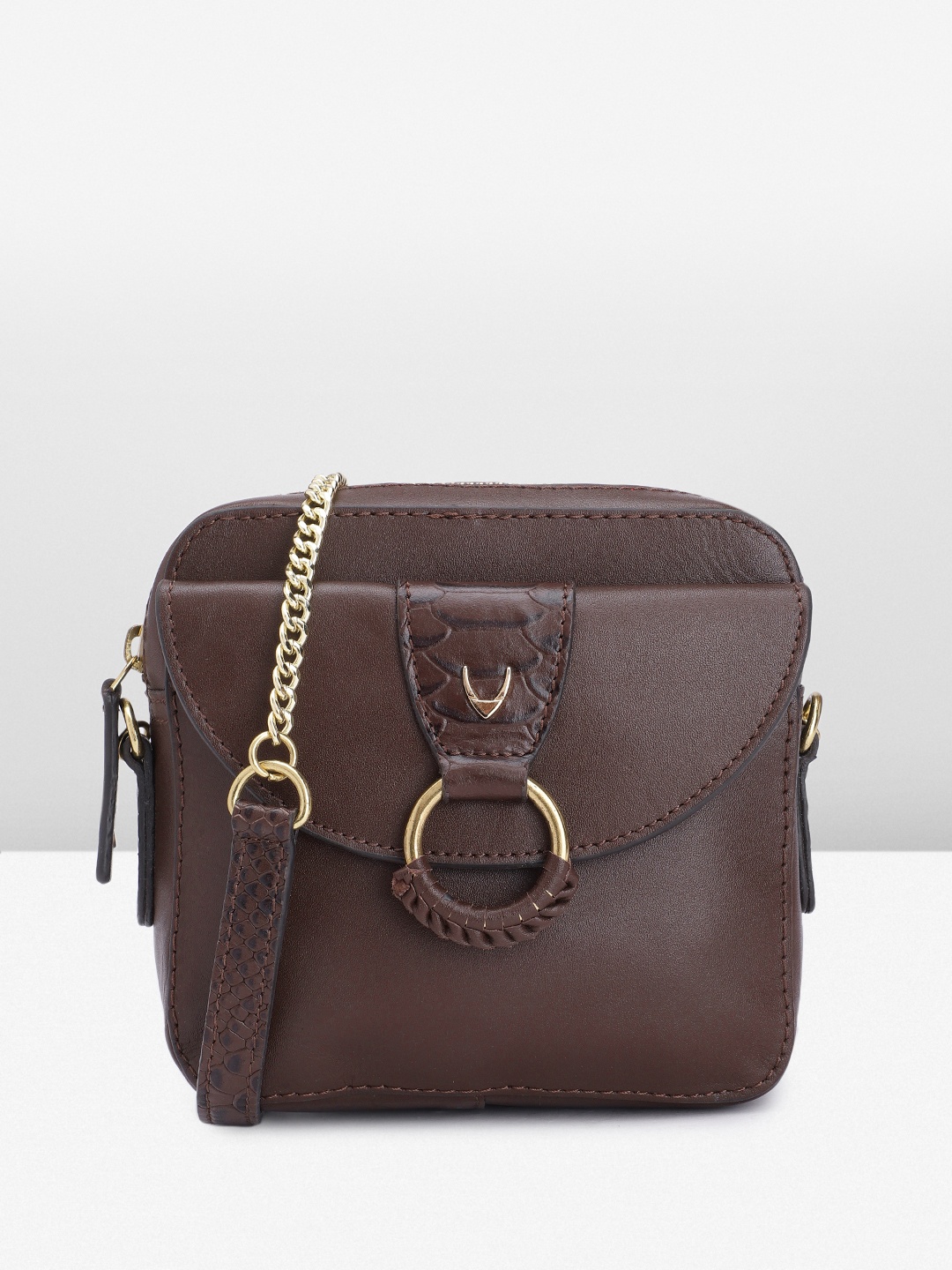 

Hidesign Women Leather Sling Bag, Brown