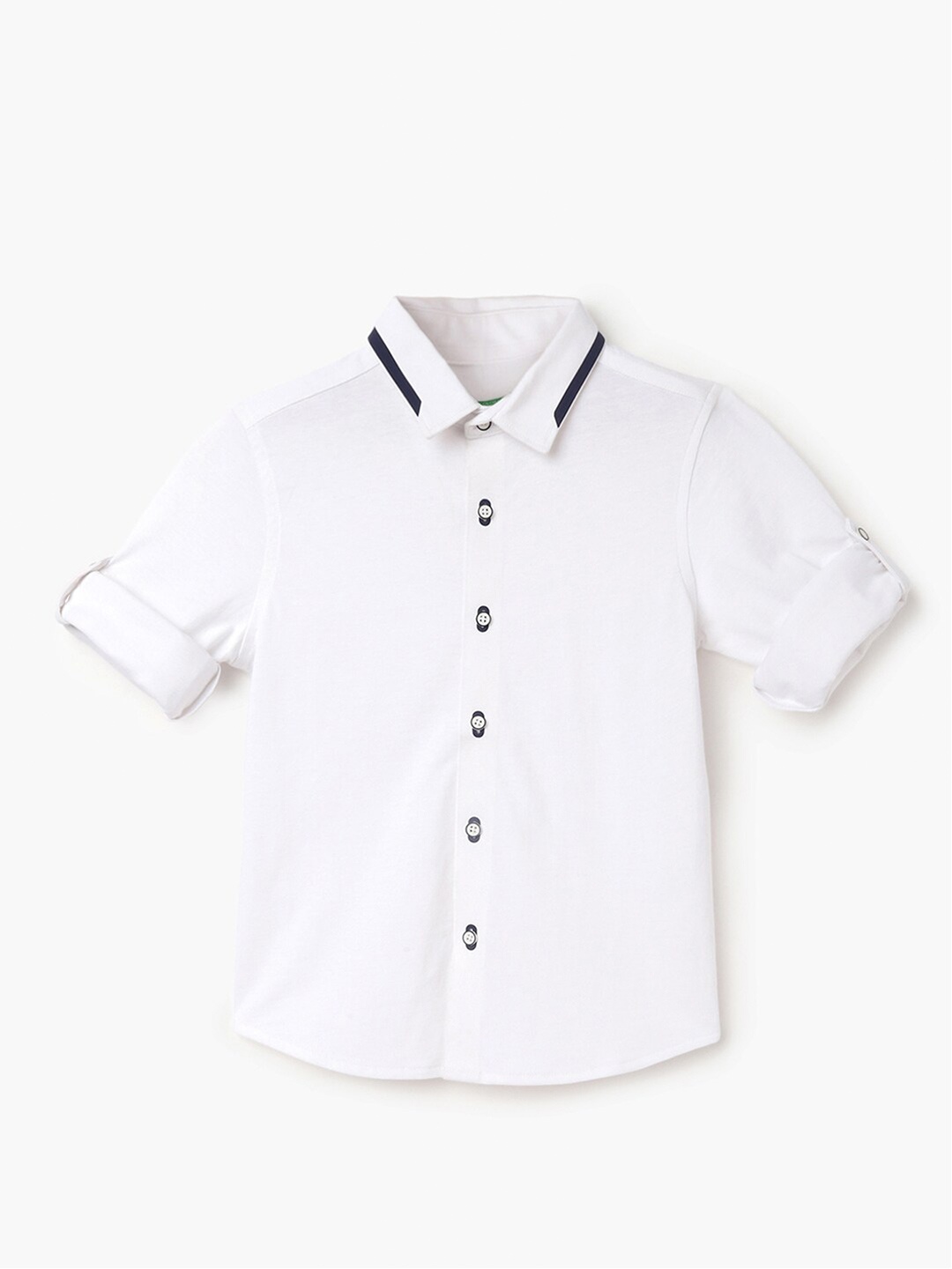 

United Colors of Benetton Boys Opaque Casual Shirt, White