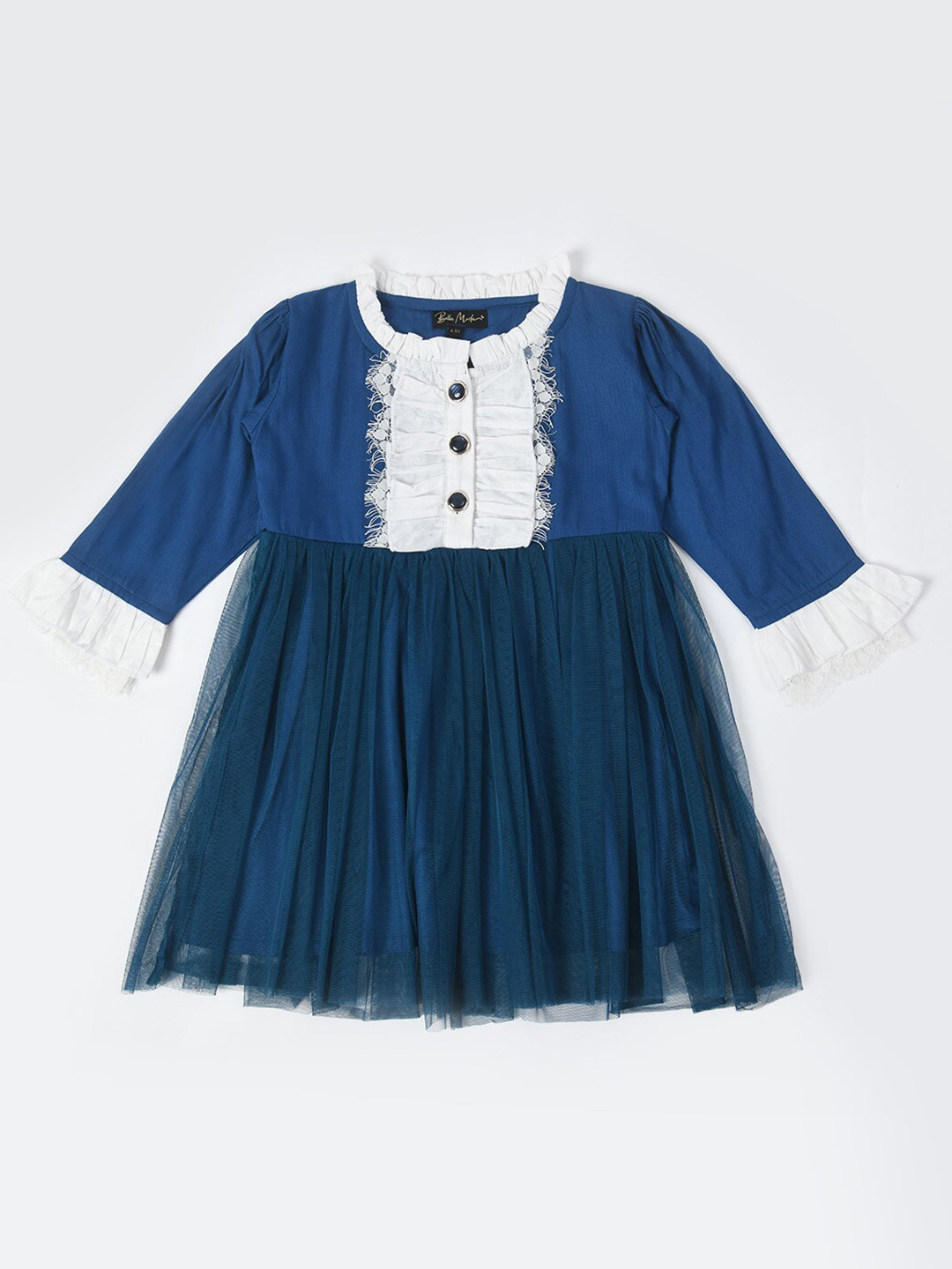 

Bella Moda Girls Fit & Flare Dress, Blue