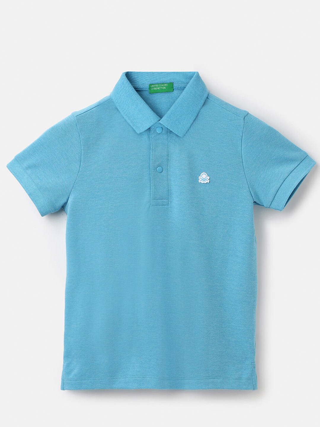 

United Colors of Benetton Boys Polo Collar T-shirt, Blue