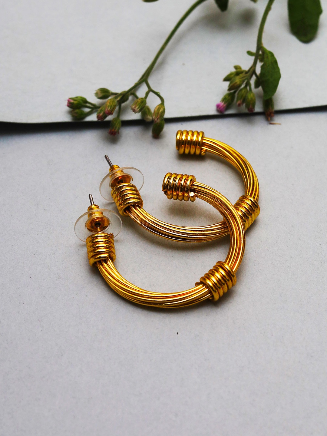 

VIRAASI Gold-Plated Hoop Earrings