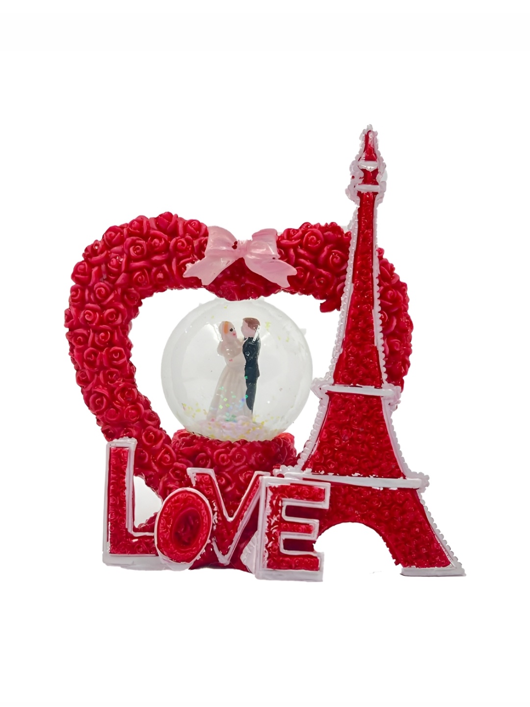 

CraftVatika Red Small Figurine Romantic Valentine Showpiece