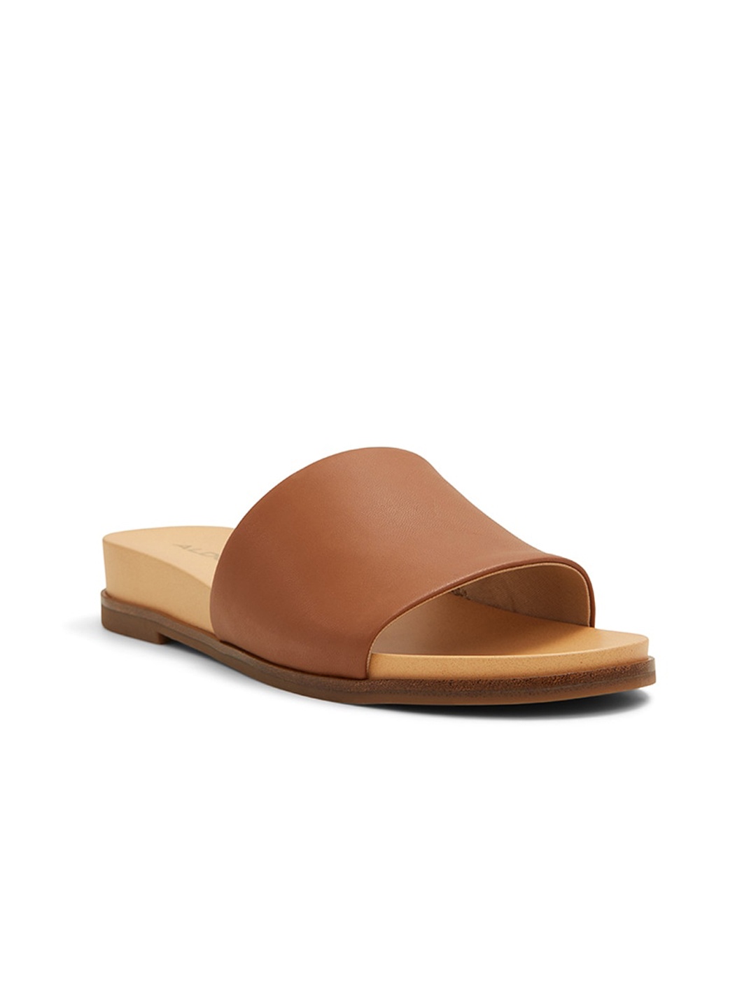 

ALDO Open Toe Flats, Tan