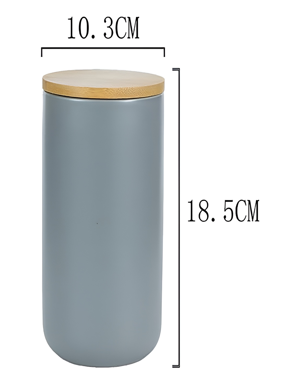 

Kuber Industries Grey & Beige Ceramic Food Container 1000 ml