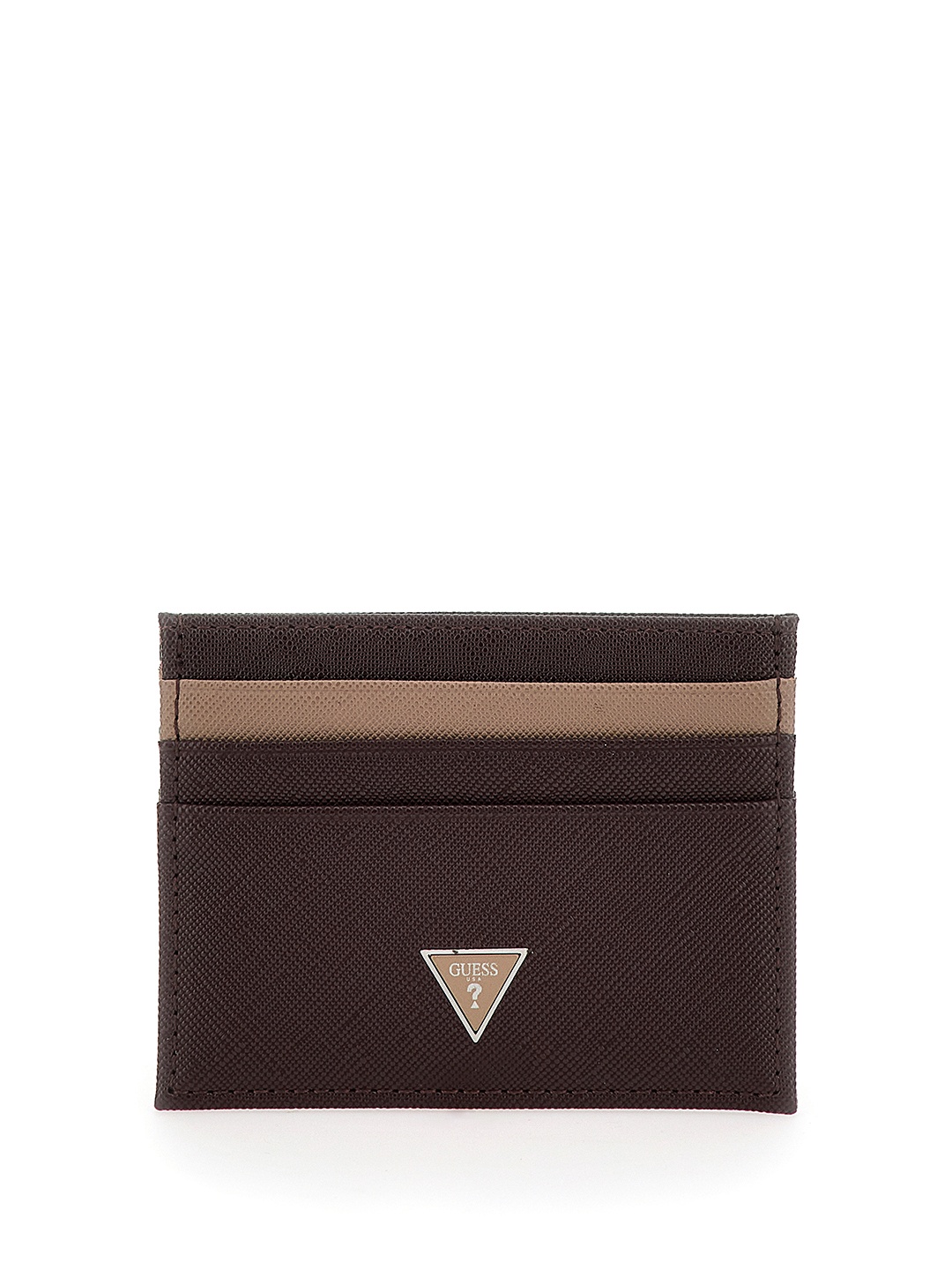 

GUESS Men PU Card Holder, Brown