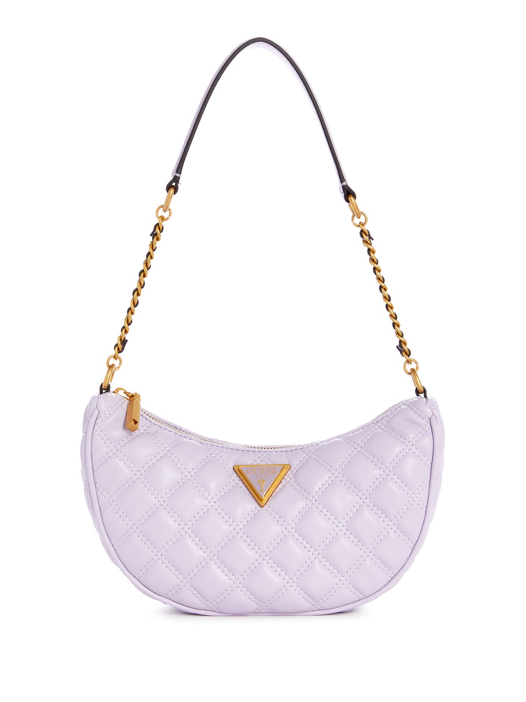 

GUESS Baguette Bag with Quilted Detail, Lavender