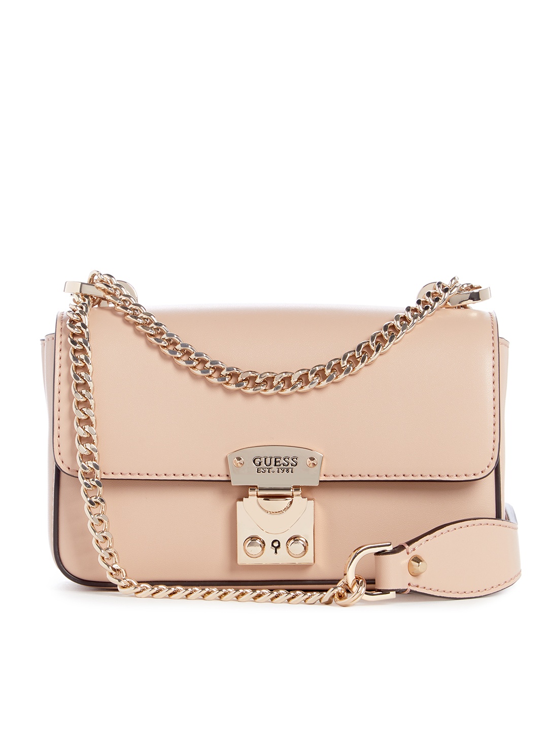 

GUESS Structured Sling Bag, Nude