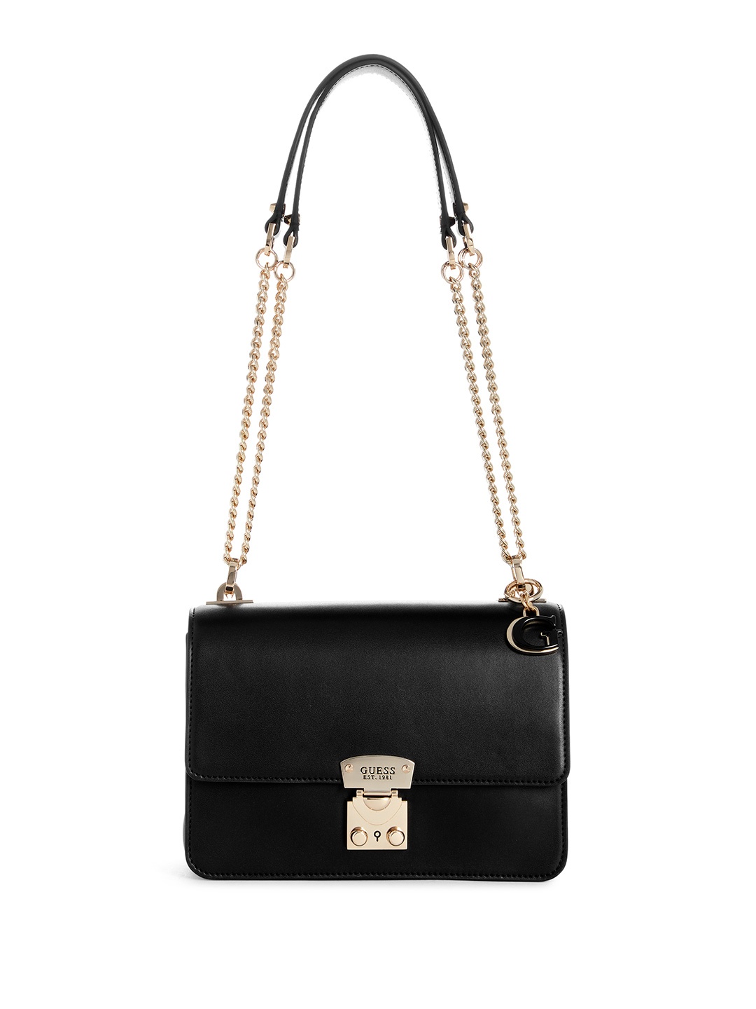 

GUESS Structured Shoulder Bag, Black