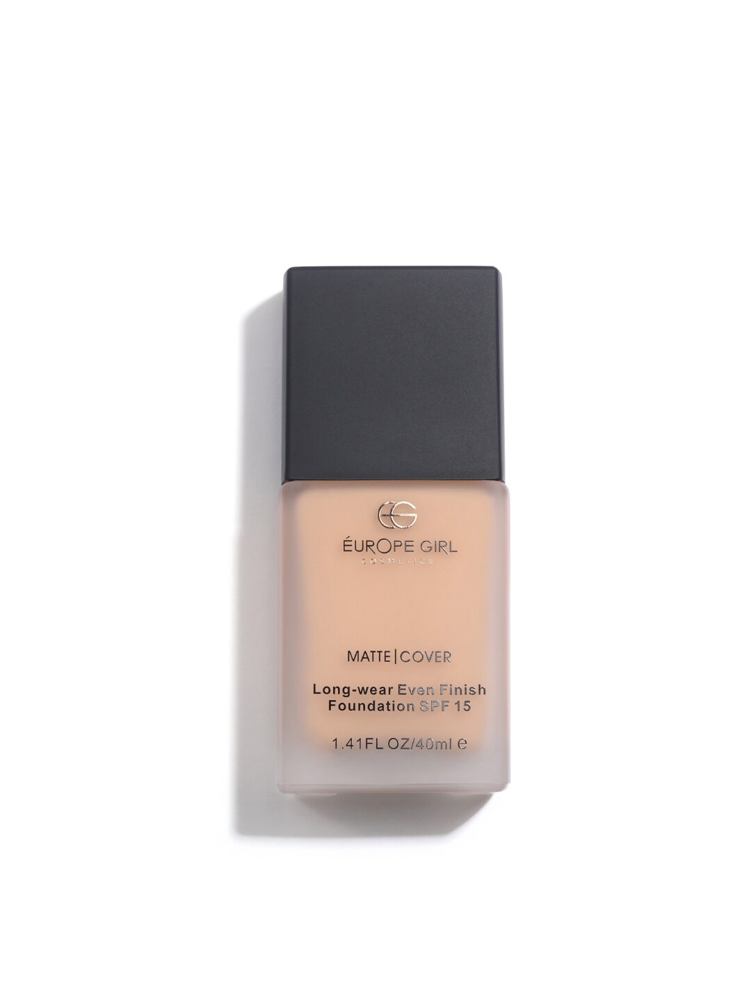 

EUROPE GIRL Matte Cover Long Wear Even Finish Foundation SPF15 40ml - Shade 180, Brown