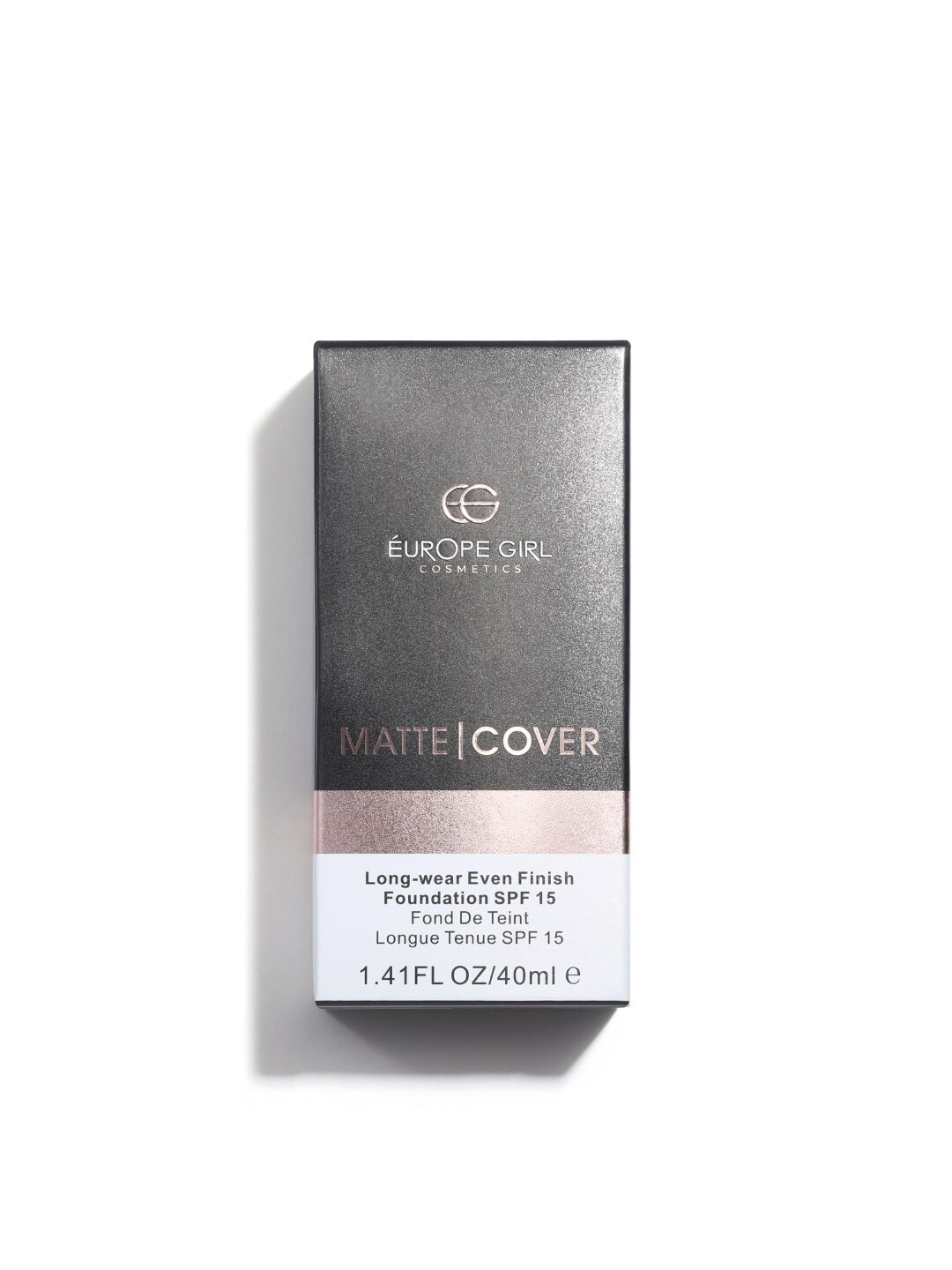 

EUROPE GIRL Matte Cover Long-Wear Even Finish SPF15 Foundation 40ml - Light Medium 120, Beige