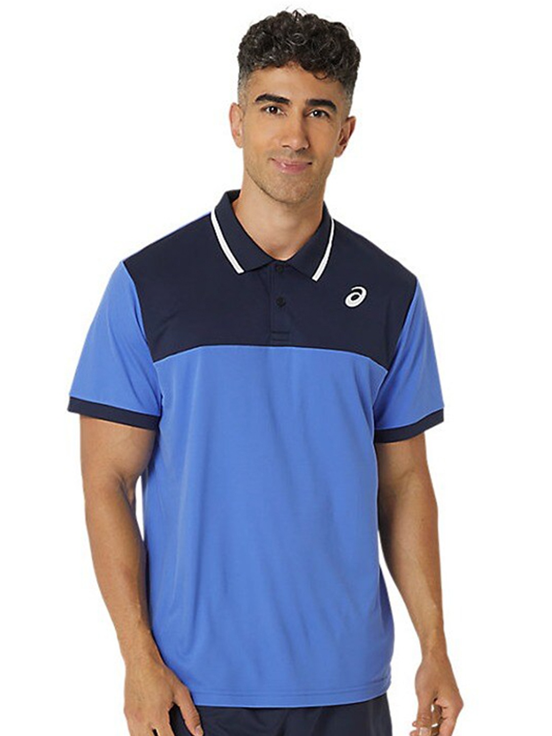 

ASICS Court Polo Collar T-Shirt, Blue