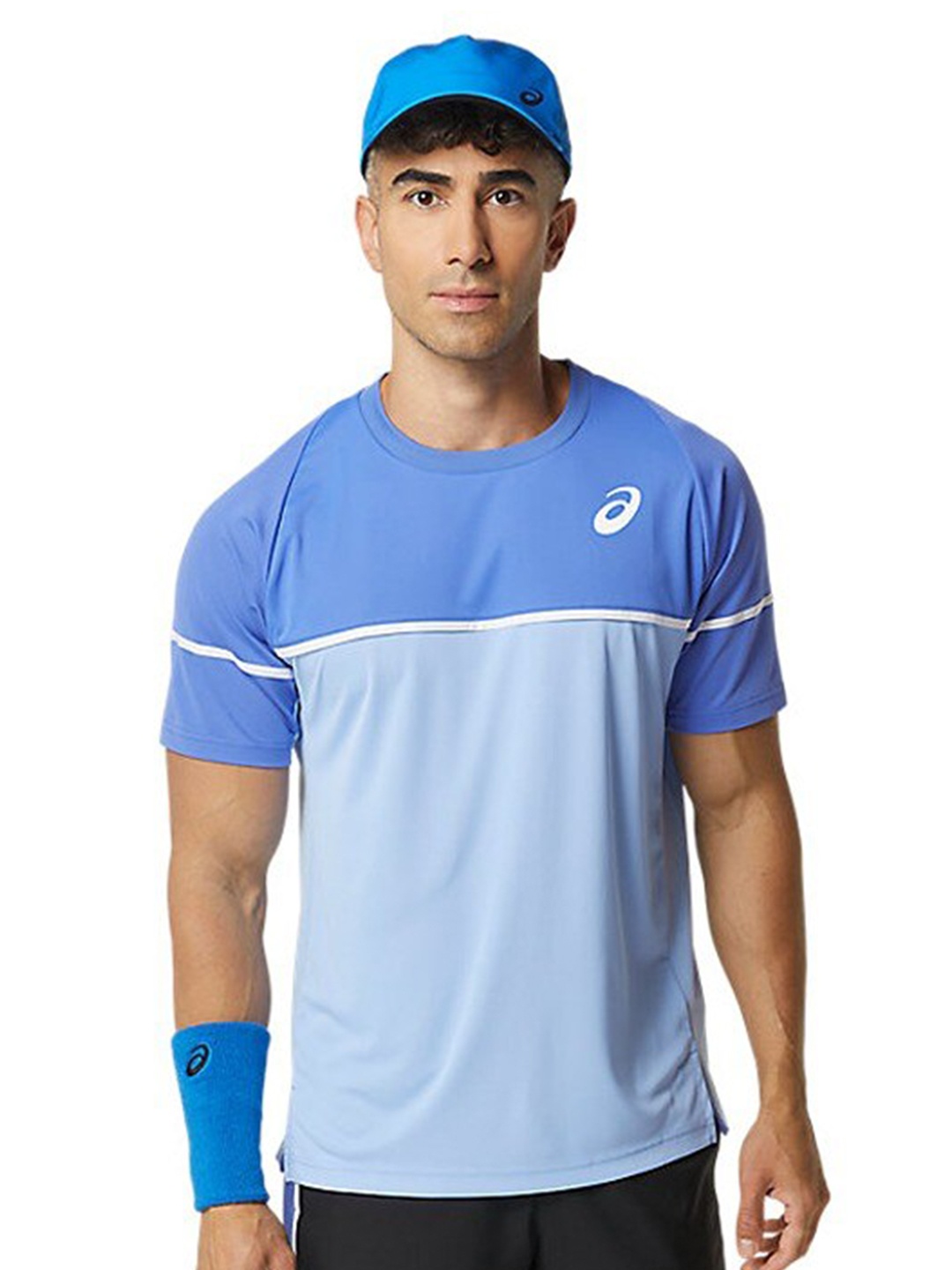 

ASICS Game SS Round Neck T-Shirt, Blue